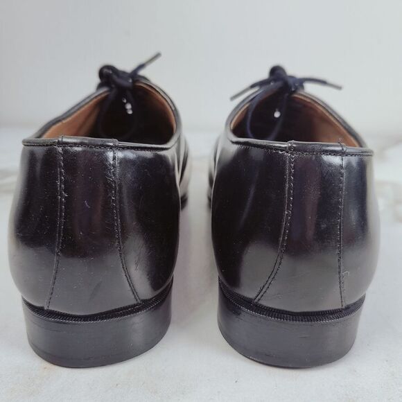 Stacy Adams Comfort Flex Black Leather Lace Up Oxford Dress Shoes, Sz 10 main image 7